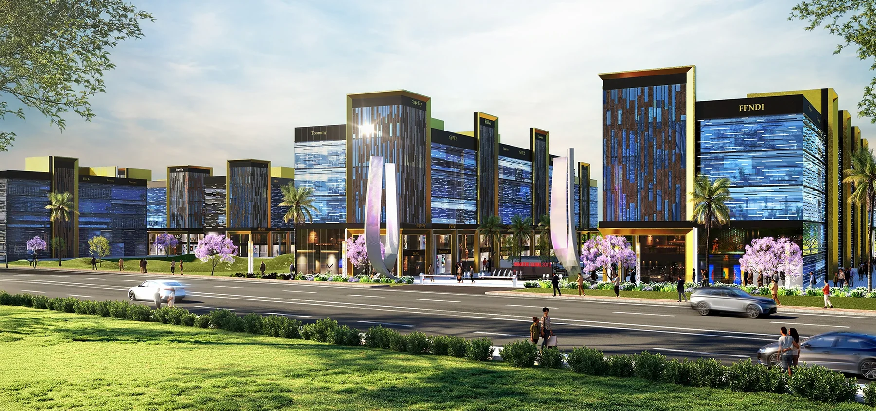 Signature Global SCO II 88A — Front Road View